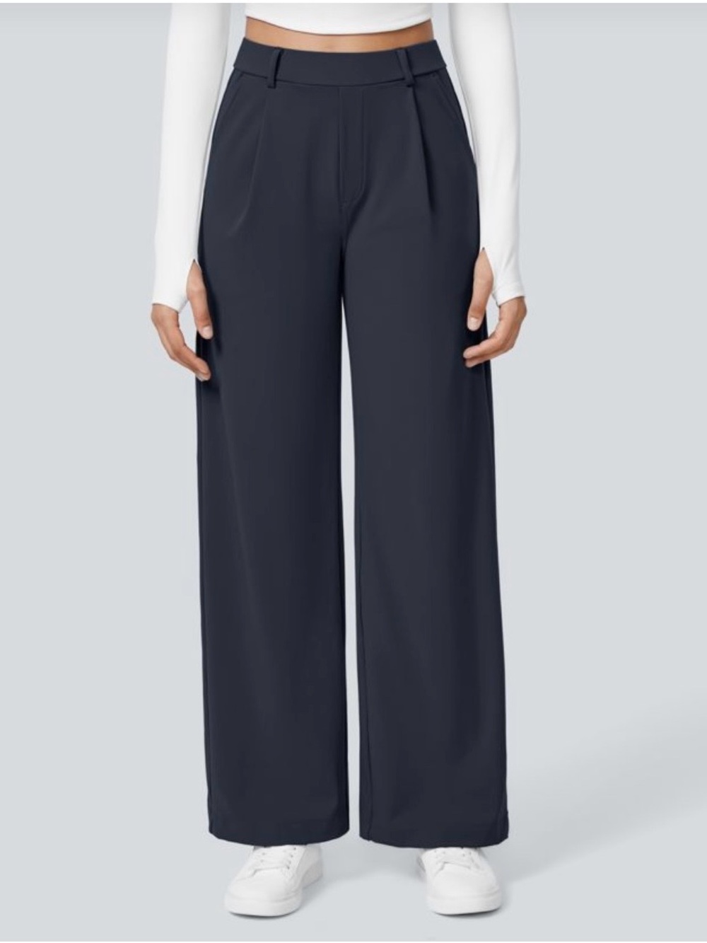Halara Flex Wide Leg Pants Small Navy